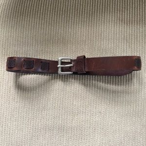 Genuine leather belt